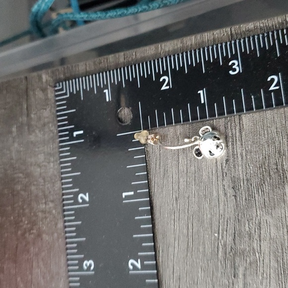 Panda Earrings Sterling E1005 - Picture 3 of 3